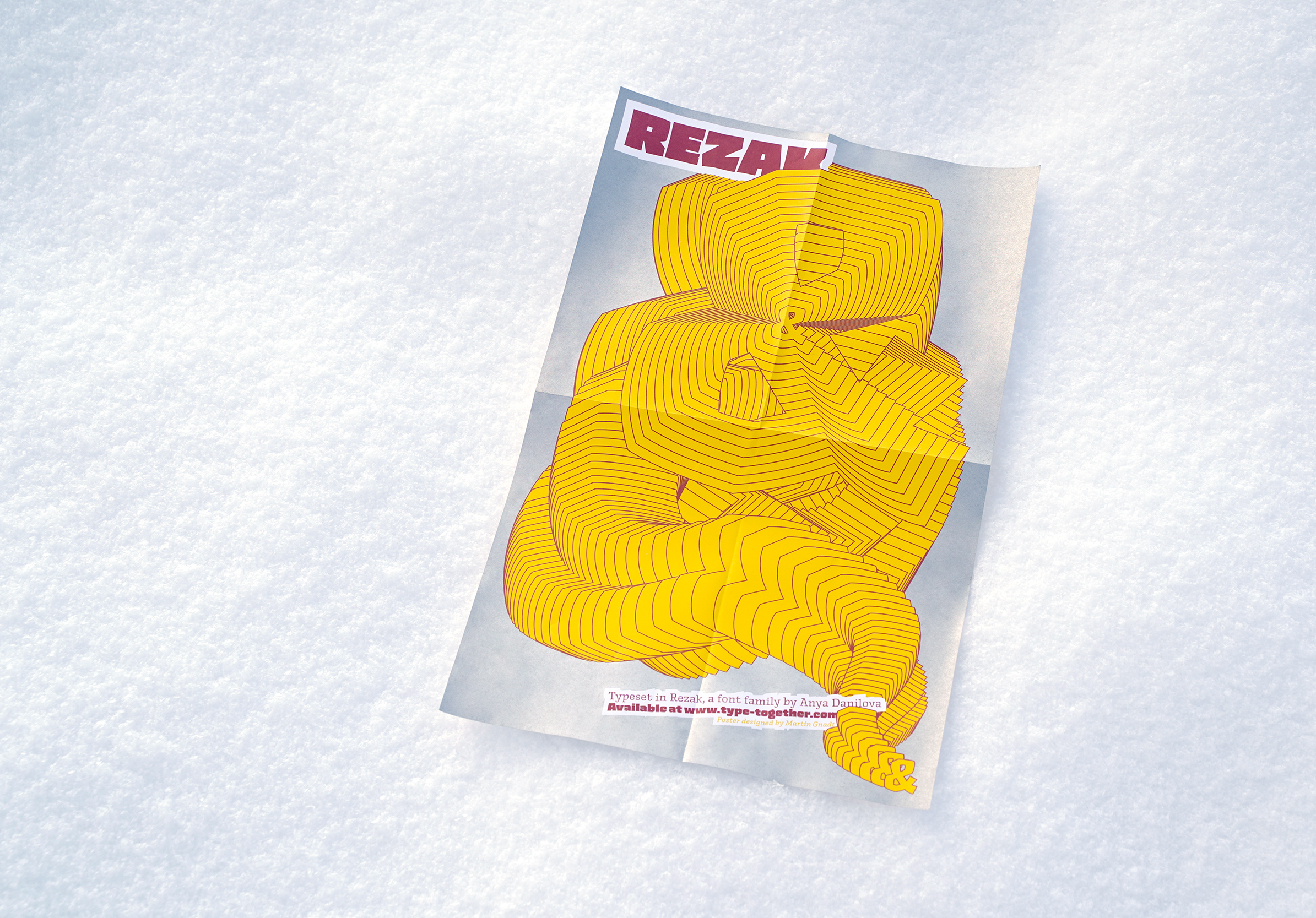 Martin Gnadt — Kommunikationsdesign — REZAK poster